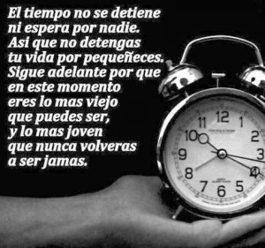 Tu vida está ocurriendo aquí y ahora.